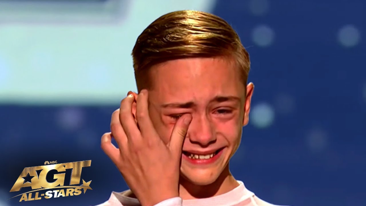 Nervous 14-Year-Old Romania’s Got Talent Champion Breaks Down in Tears Before Delivering a Stunning Performance on America’s Got Talent: All-Stars